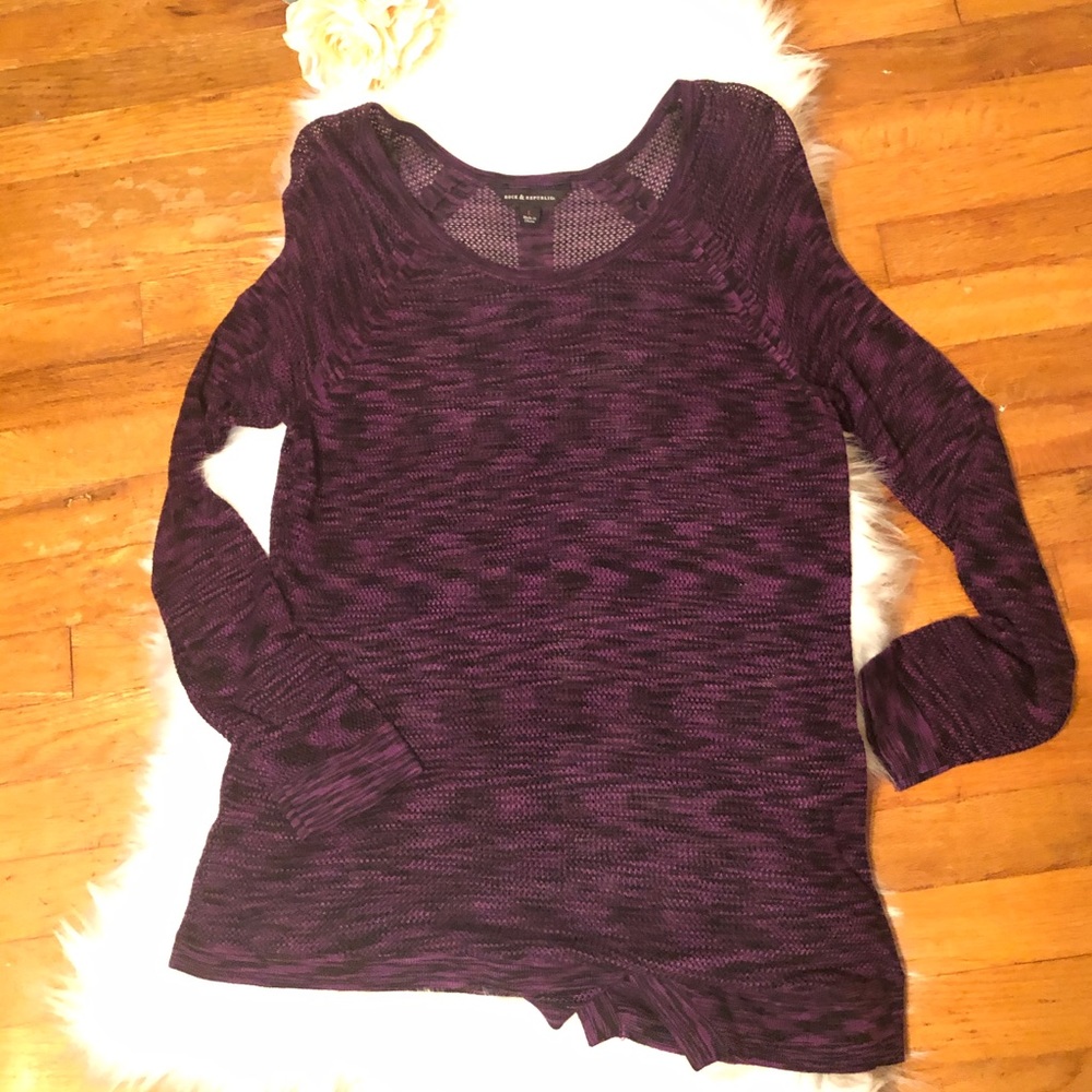 Rock &Republic LARGE knit top pullover
